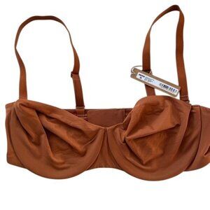 Skims 42DD SMOOTHING INTIMATES SMOOTHING STRAPLESS BRA Bronze NWT